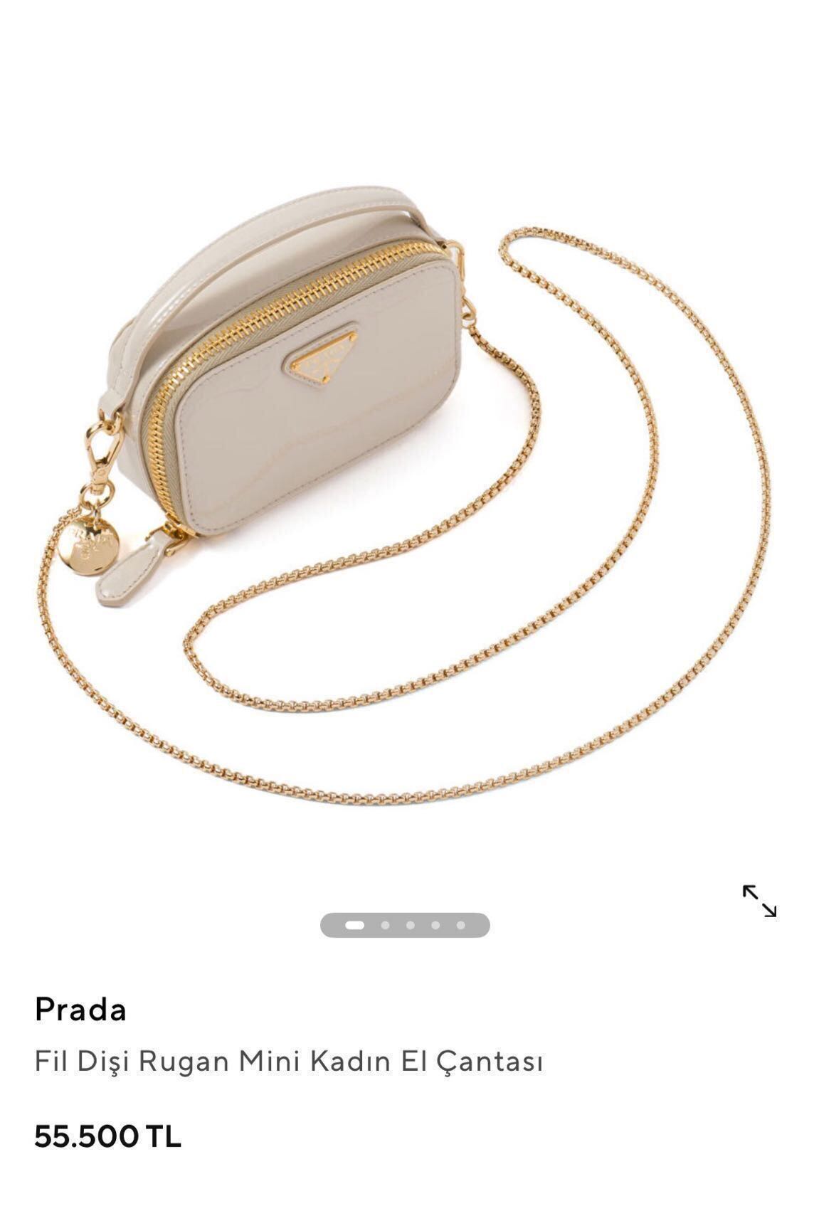 Prada Krem Mini Çanta — görsel 2/13