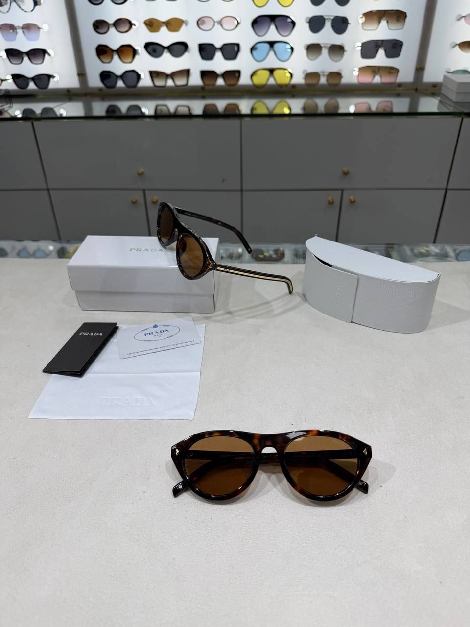 Prada B15S Kahverengi Güneş Gözlüğü — görsel 3/3