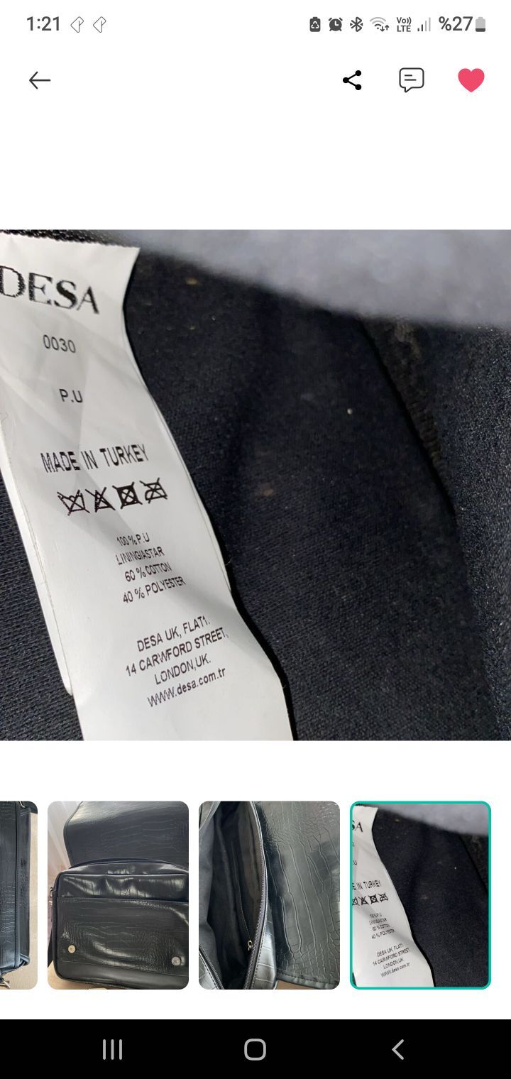 Desa postacı çantası — görsel 5/5