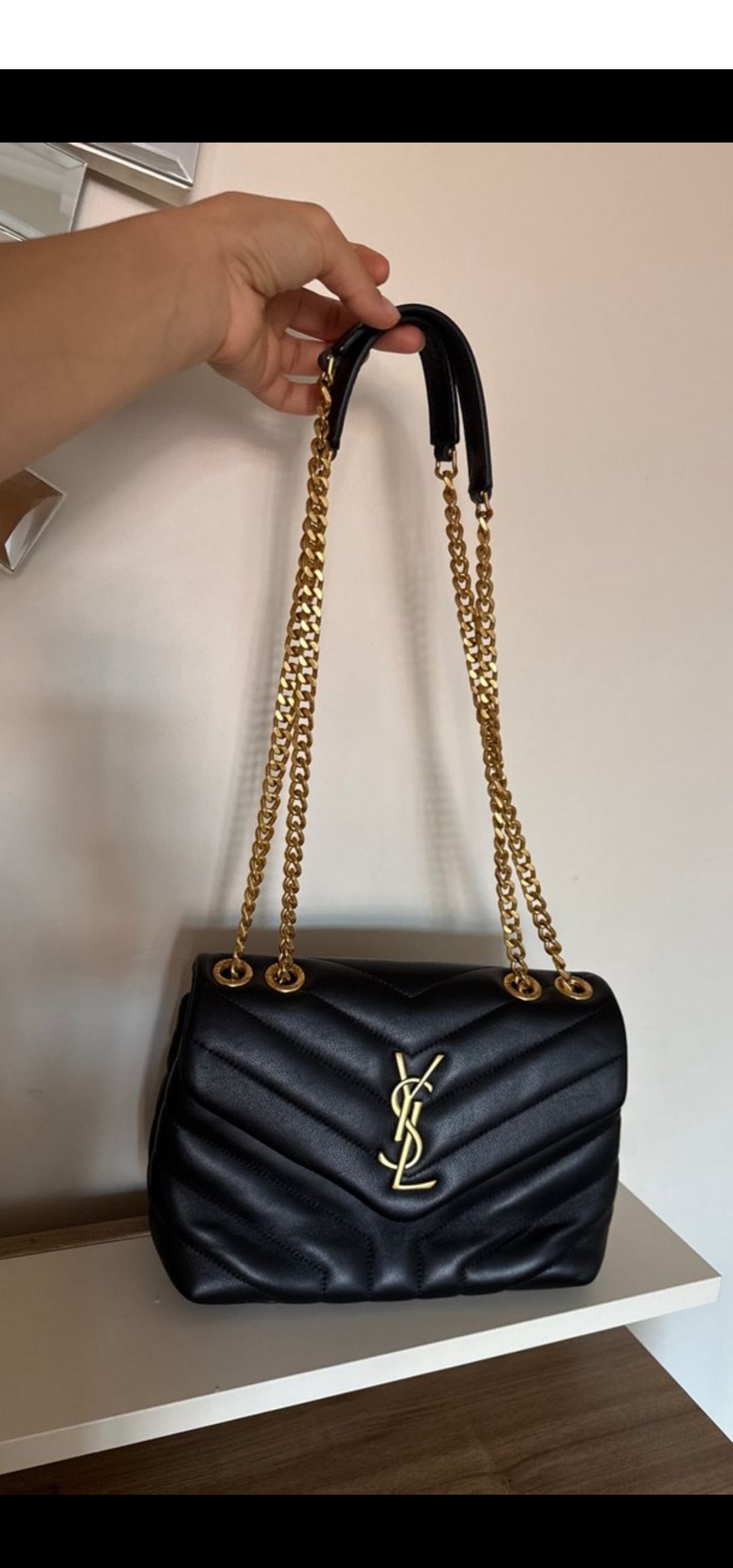 Yves Saint Laurent Siyah Deri Çanta — görsel 2/3