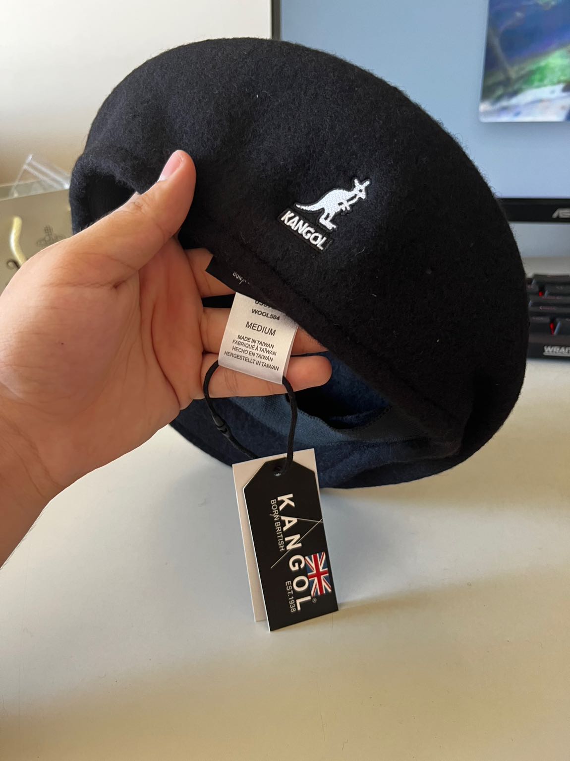 Kangol siyah bere — görsel 4/6