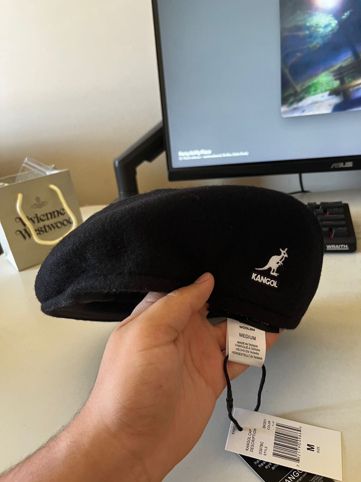 Kangol siyah bere — görsel 3/6