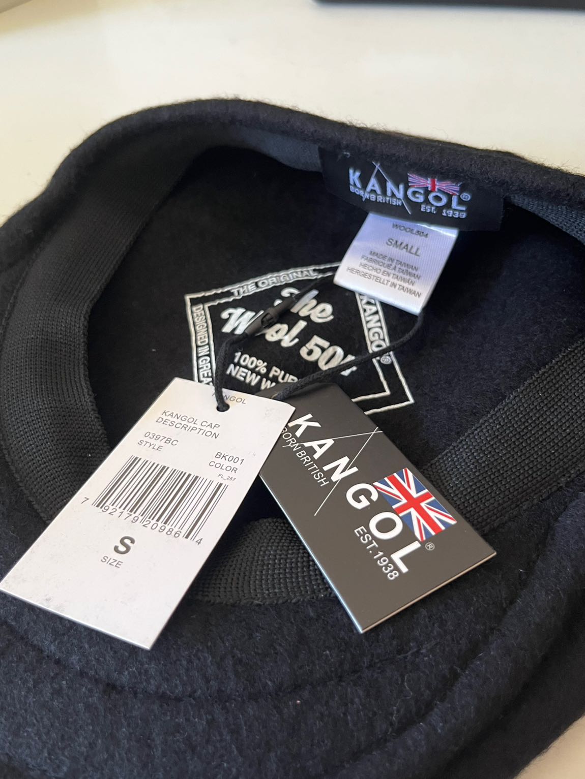 Kangol siyah bere — görsel 6/6