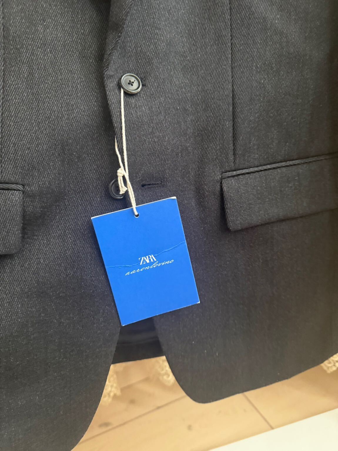 ZARA AARON LEVINE SAF YÜN BLAZER CEKET — görsel 5/9