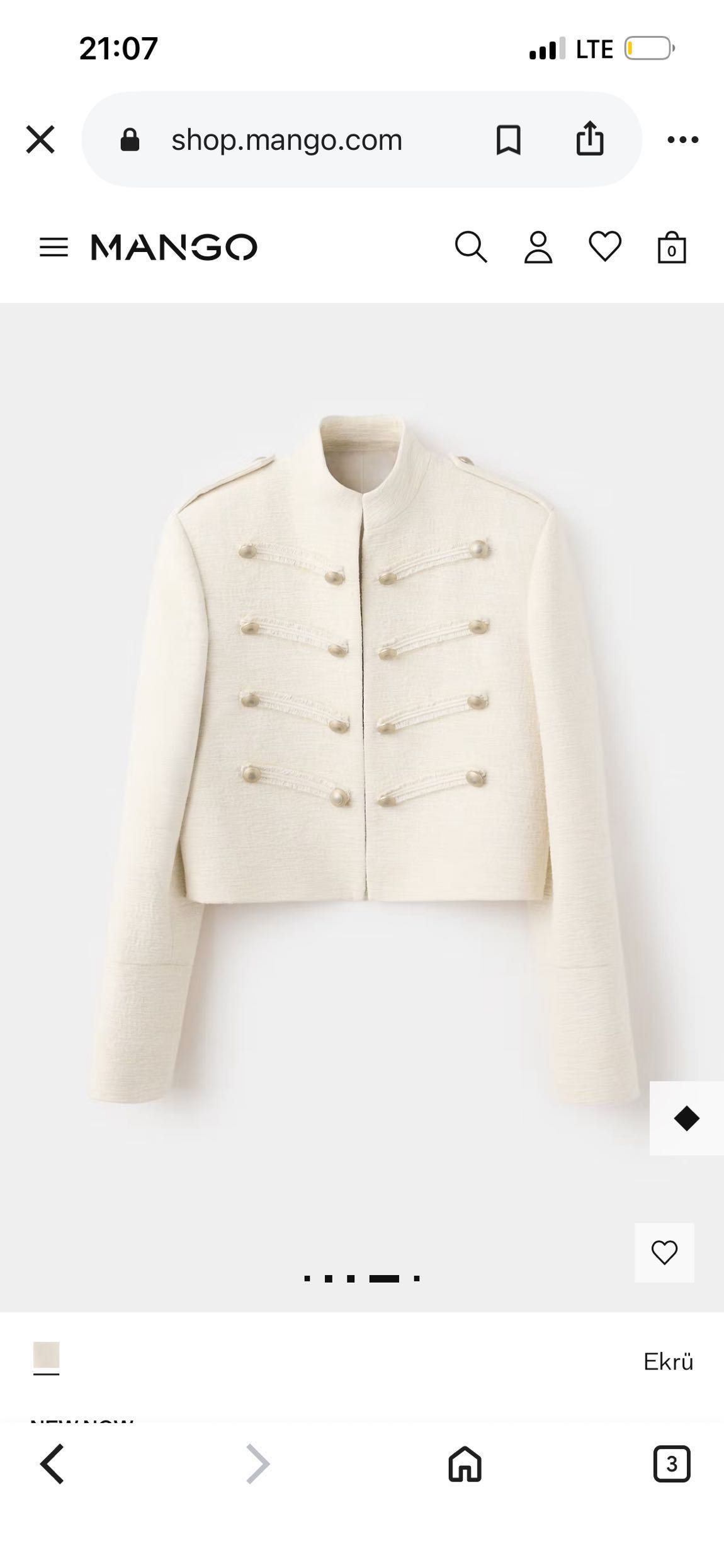 Mango Etiketli Blazer Ceket — görsel 2/3