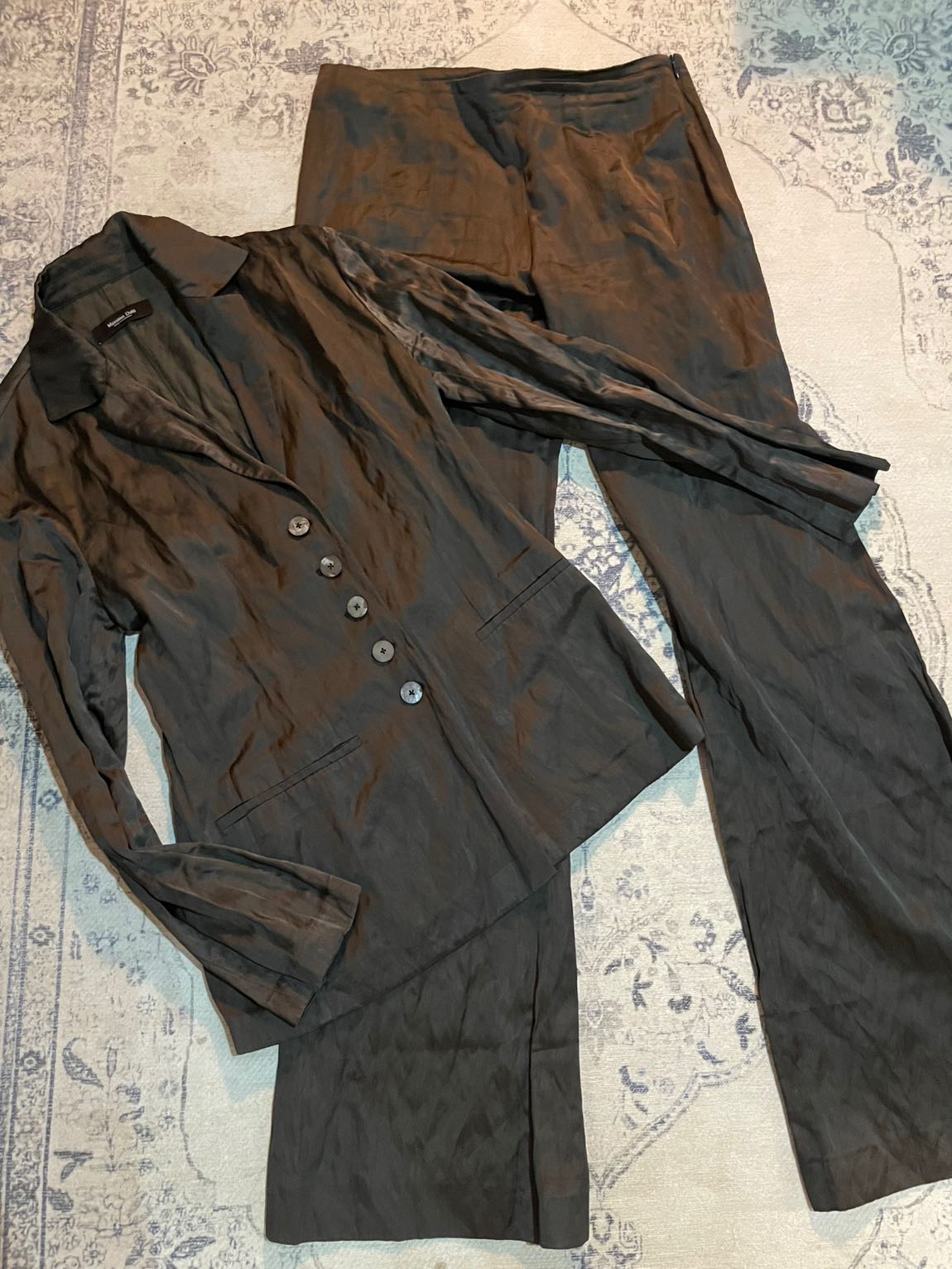 Massimo Dutti Satin Blazer Takım — görsel 4/14