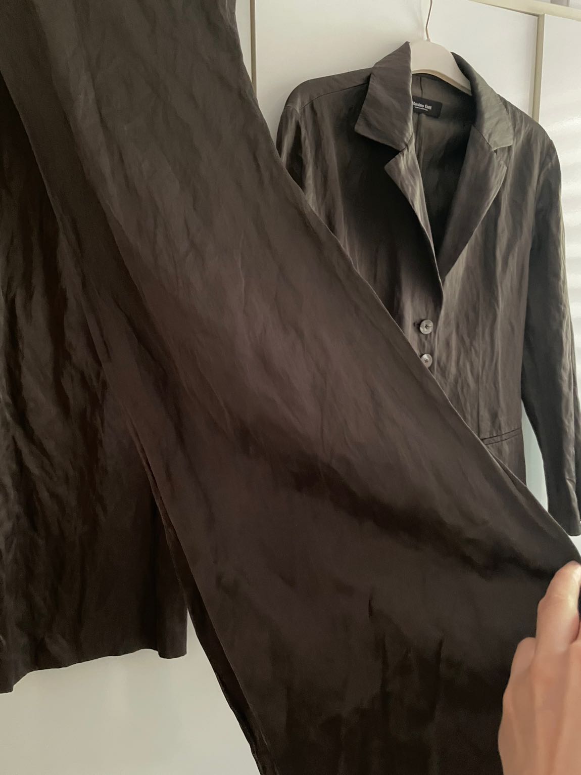 Massimo Dutti Satin Blazer Takım — görsel 12/14