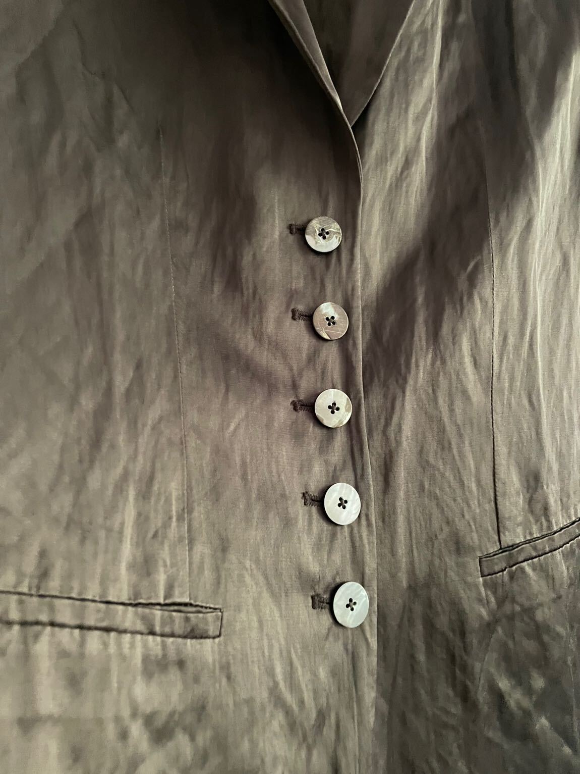 Massimo Dutti Satin Blazer Takım — görsel 14/14