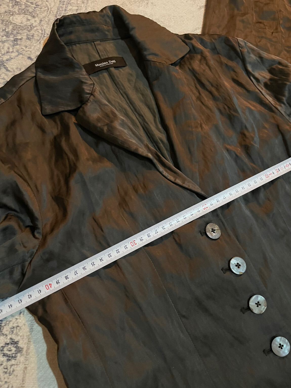 Massimo Dutti Satin Blazer Takım — görsel 6/14