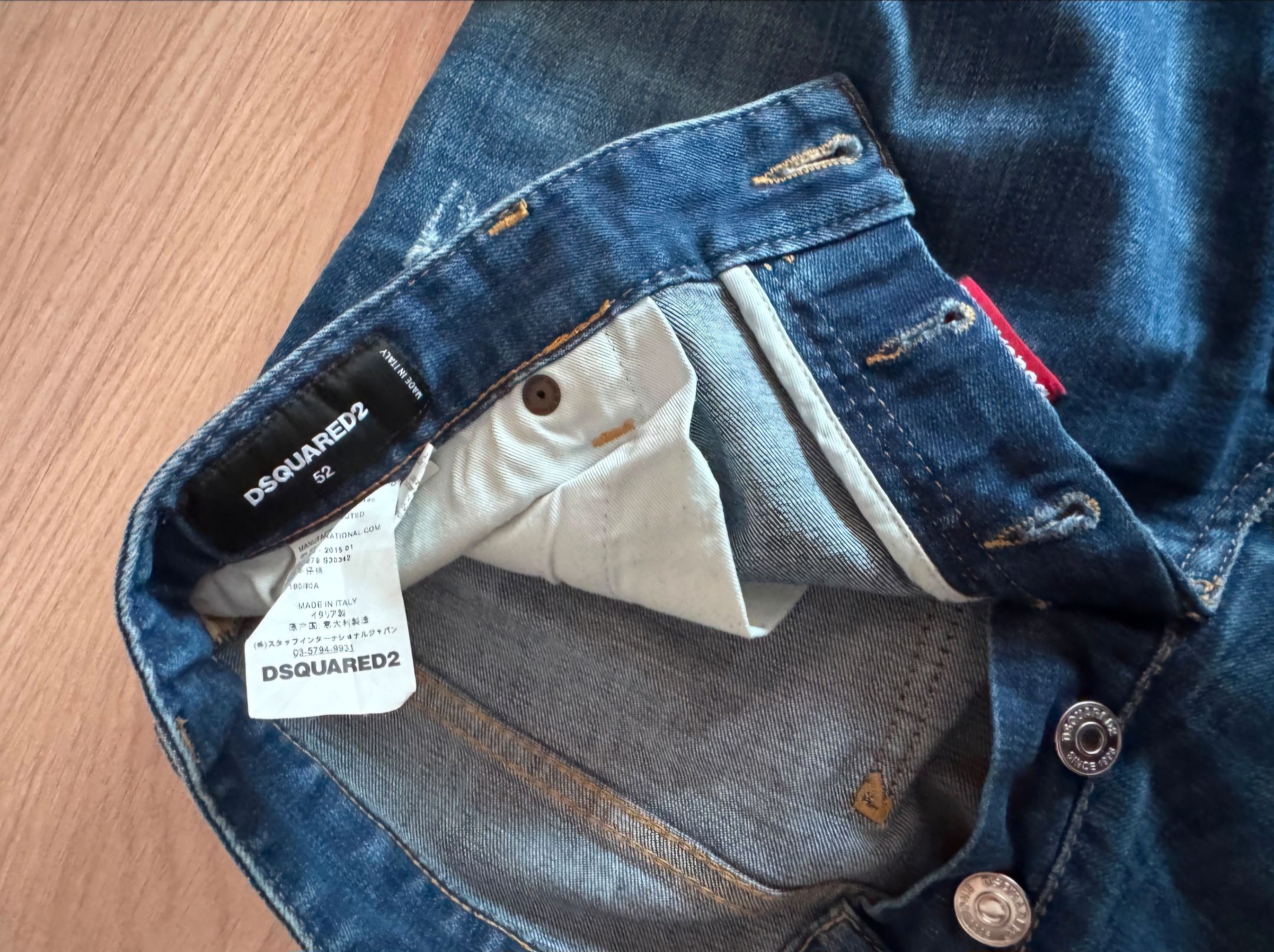 Dsquared2 Erkek Kot Pantolon — görsel 2/4