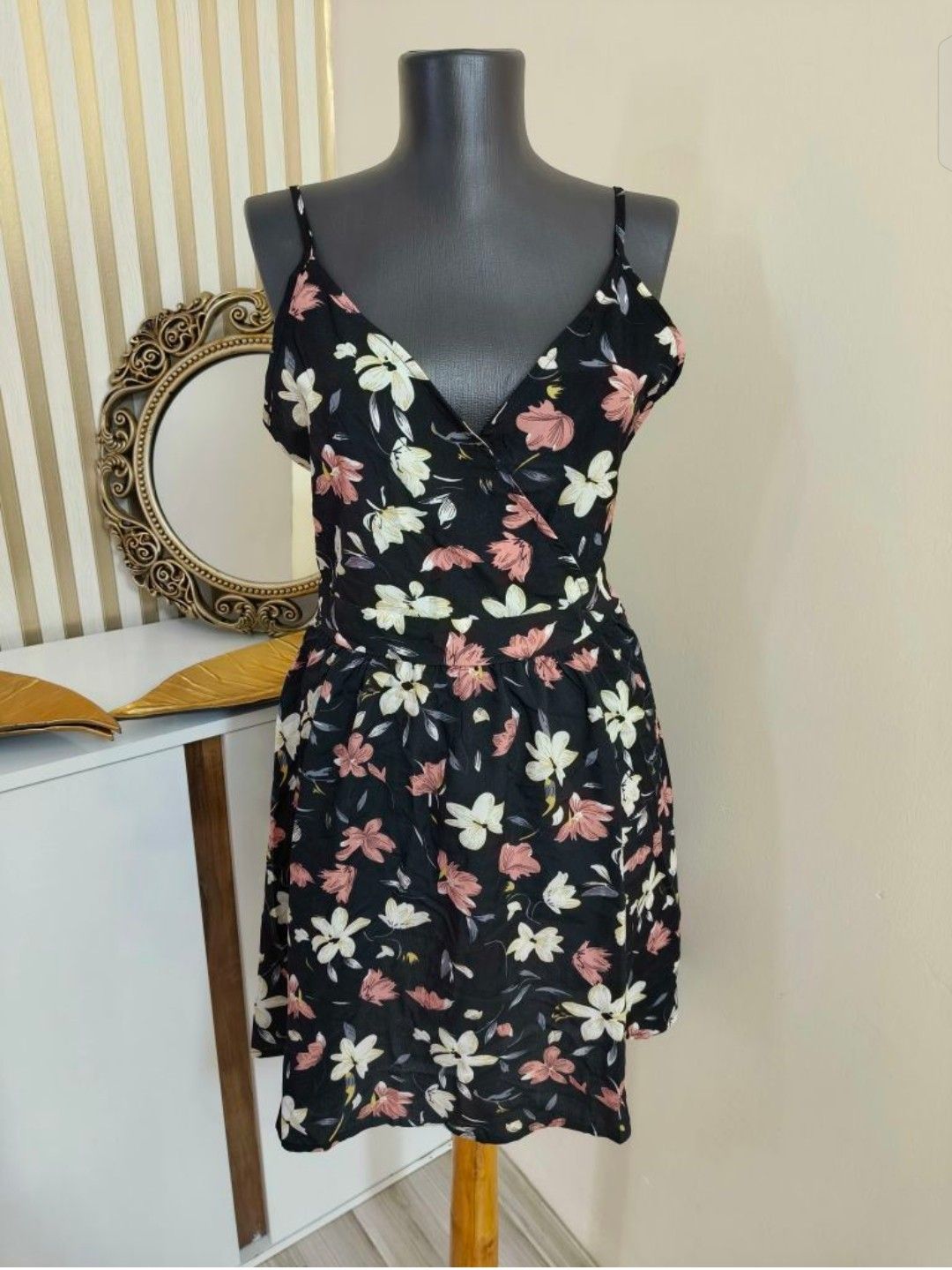 Shein Çiçek Desenli Kısa Elbise 4686 — görsel 5/8