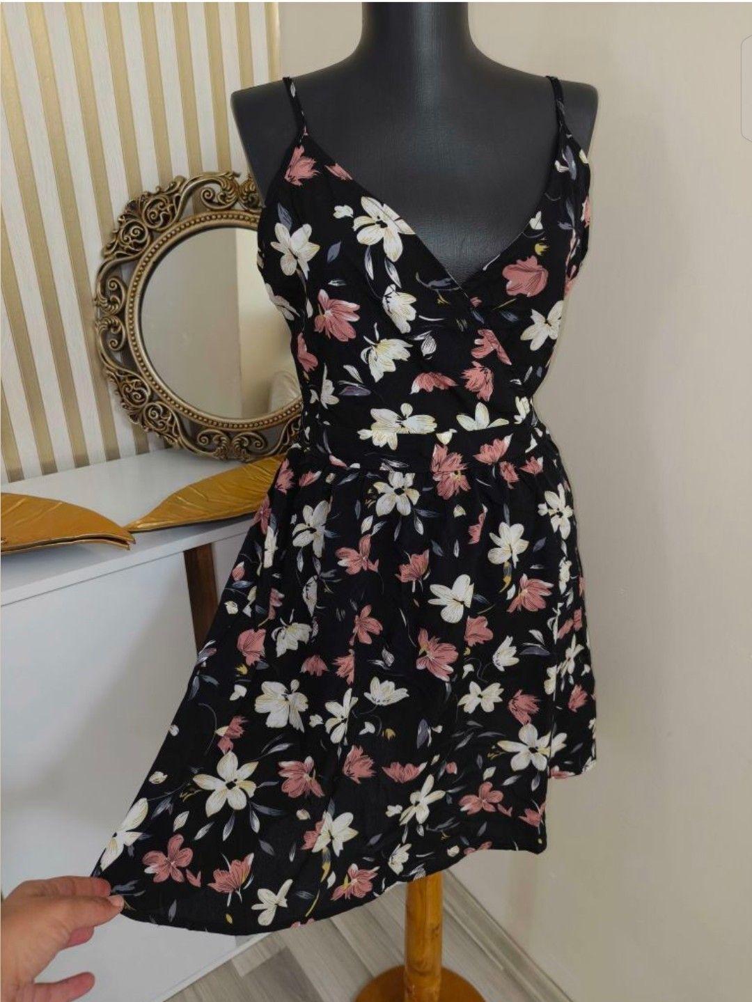 Shein Çiçek Desenli Kısa Elbise 4686 — görsel 8/8