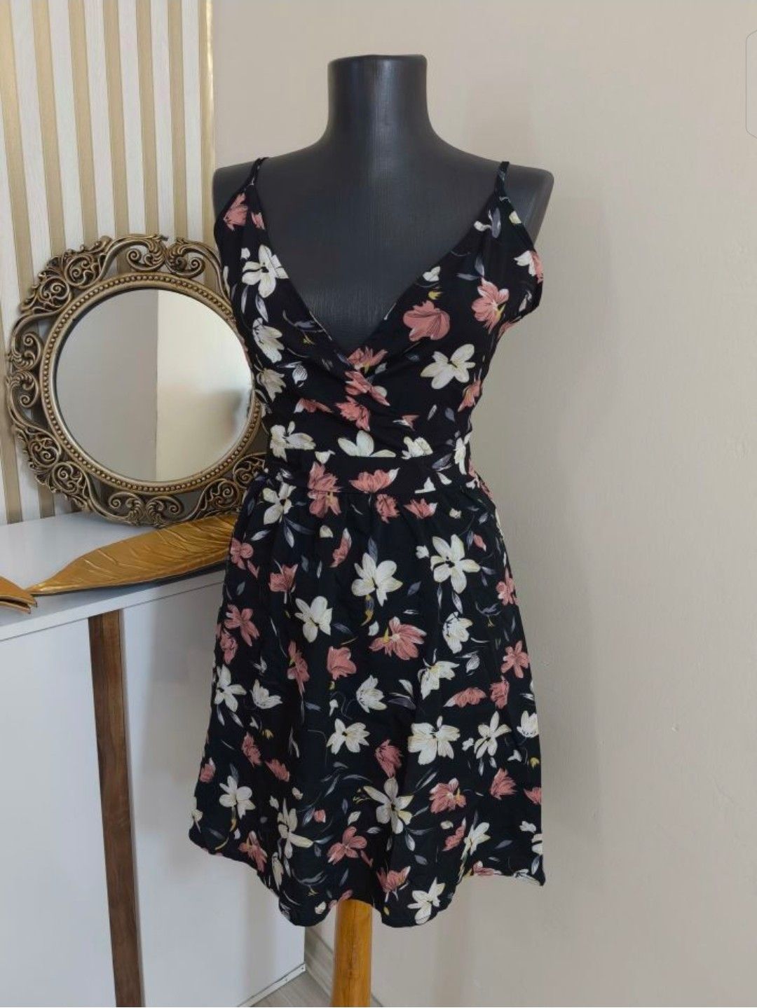 Shein Çiçek Desenli Kısa Elbise 4686 — görsel 3/8