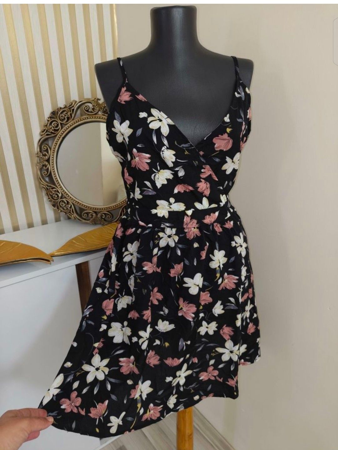 Shein Çiçek Desenli Kısa Elbise 4686 — görsel 7/8