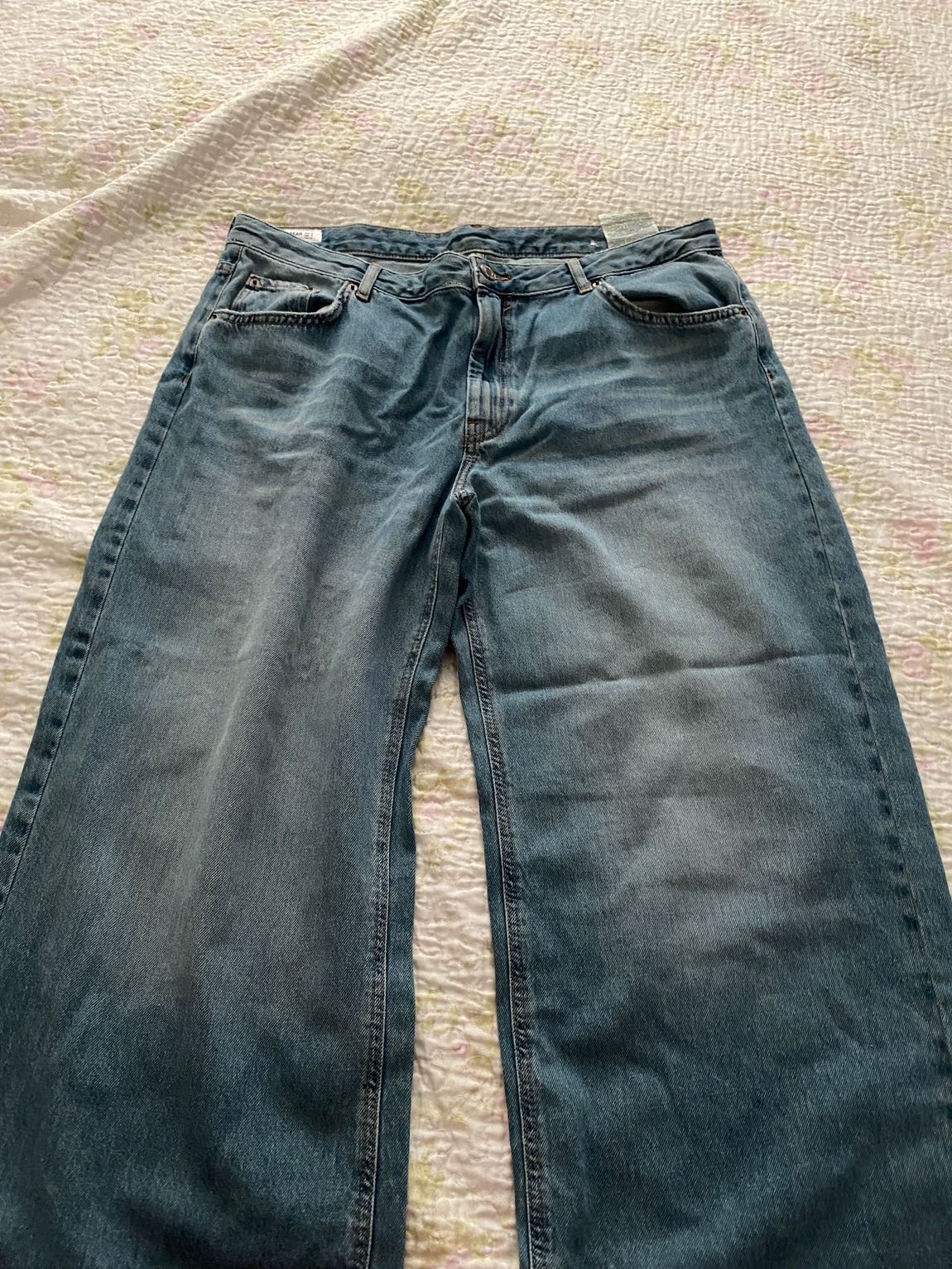 Bershka Mavi Jeans Pantolon — görsel 3/4