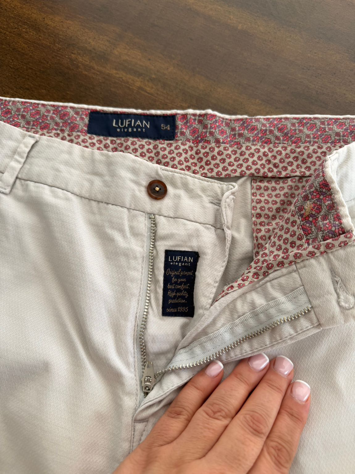 Lufian Krem Erkek Pantolon — görsel 3/3