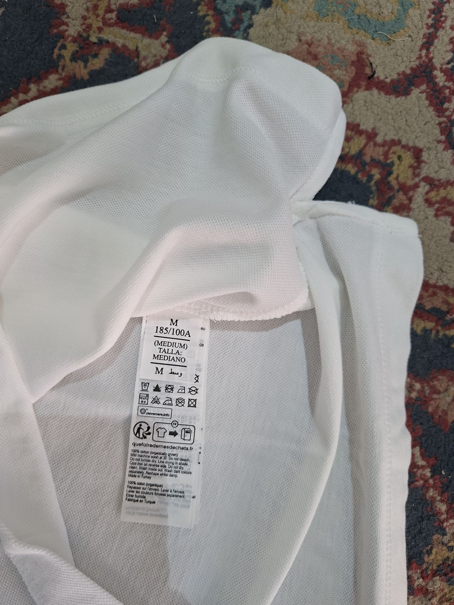 All Saints Beyaz Polo Yaka T-Shirt — görsel 4/4