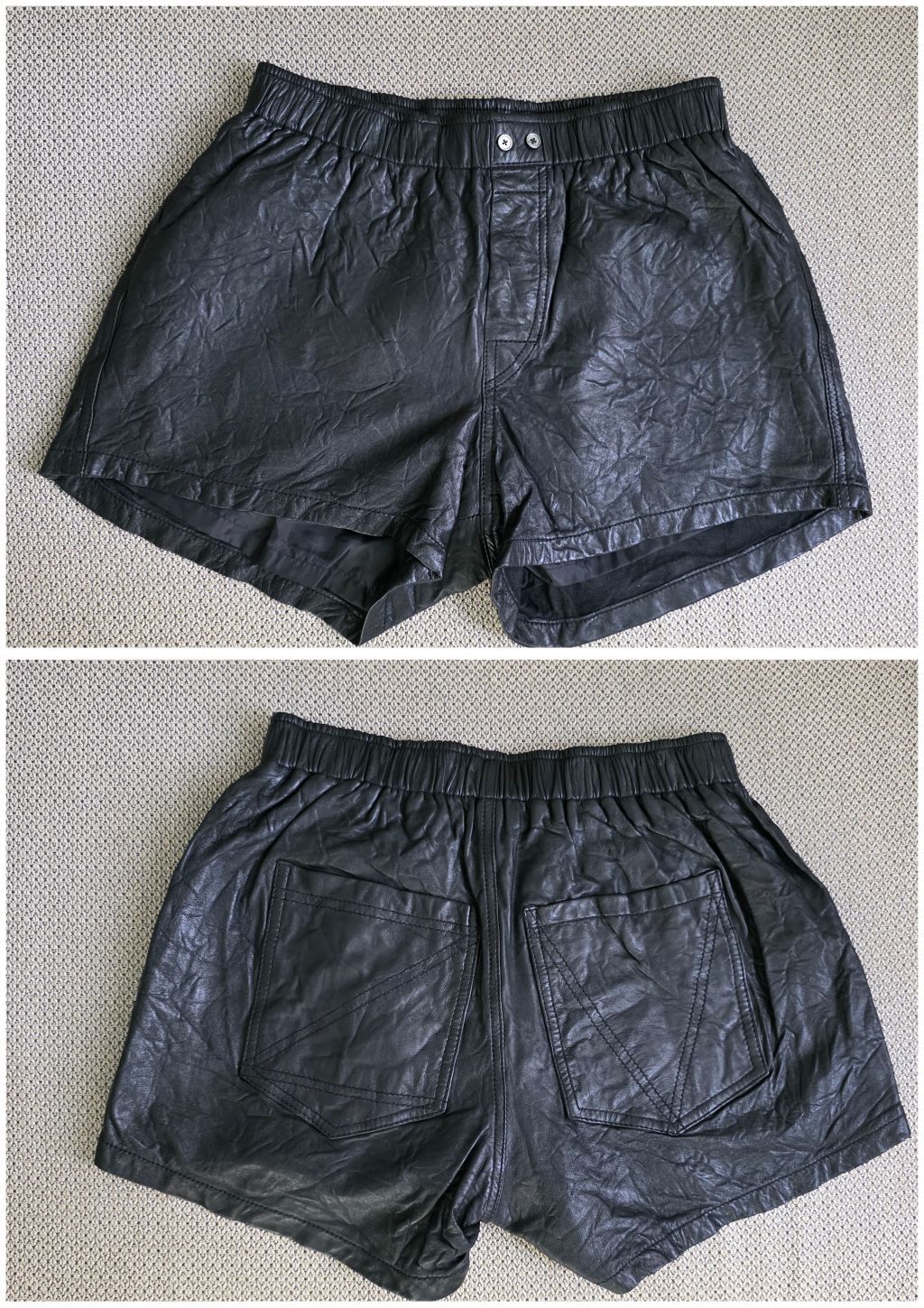 Zadig & Voltaire Buruşuk Deri Şort — görsel 3/20