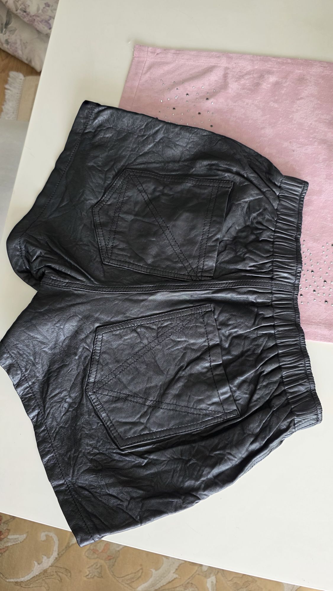 Zadig & Voltaire Buruşuk Deri Şort — görsel 8/20