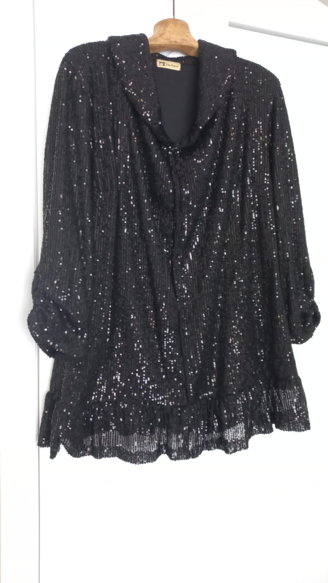 Pull & Bear Siyah Payetli Tunik — görsel 3/3