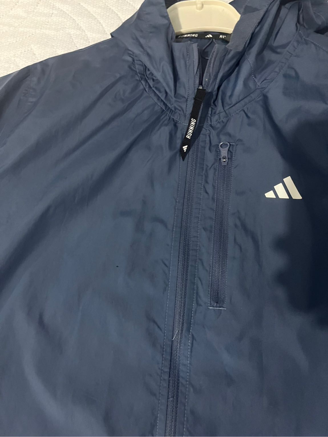 Adidas Lacivert Rüzgarlık — görsel 5/5