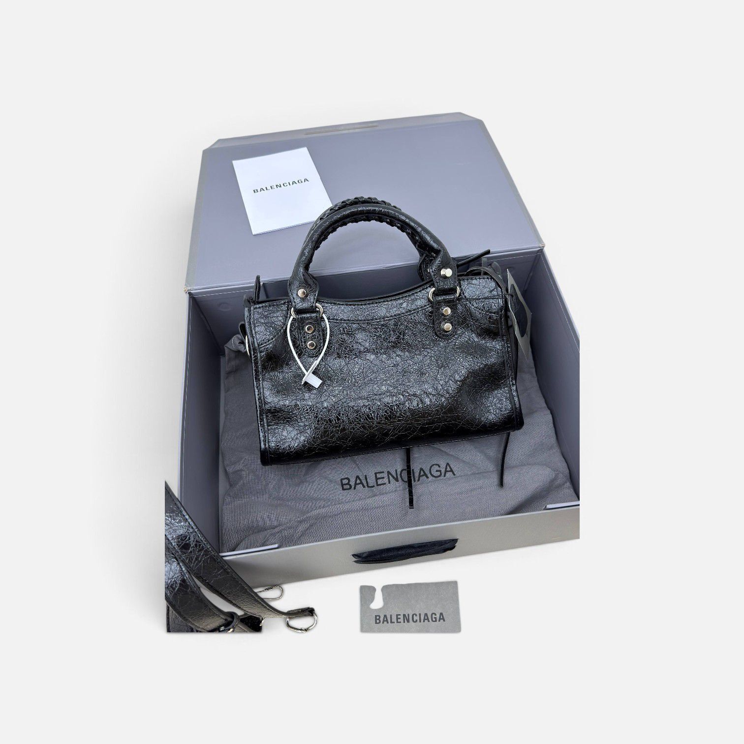 Balenciaga Le city Siyah Deri Çanta — görsel 2/7