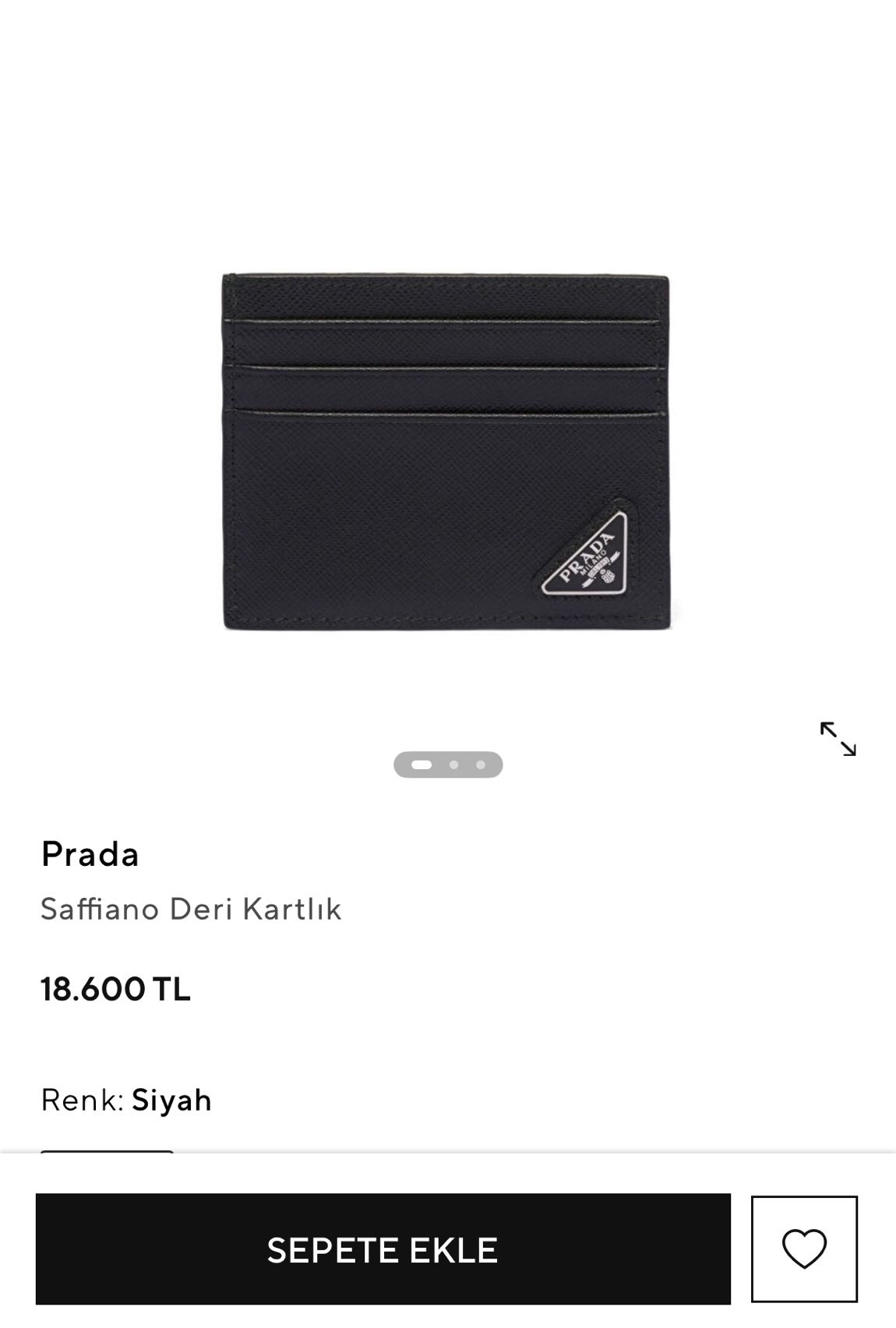 Prada Siyah Kartlık — görsel 4/4