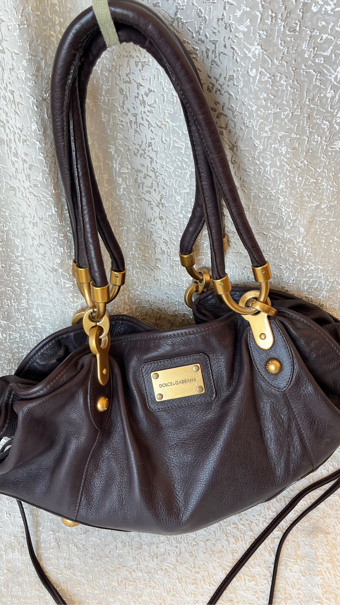 DOLCE & GABBANA Hakiki Deri Y2K Çanta 👇 — görsel 9/12