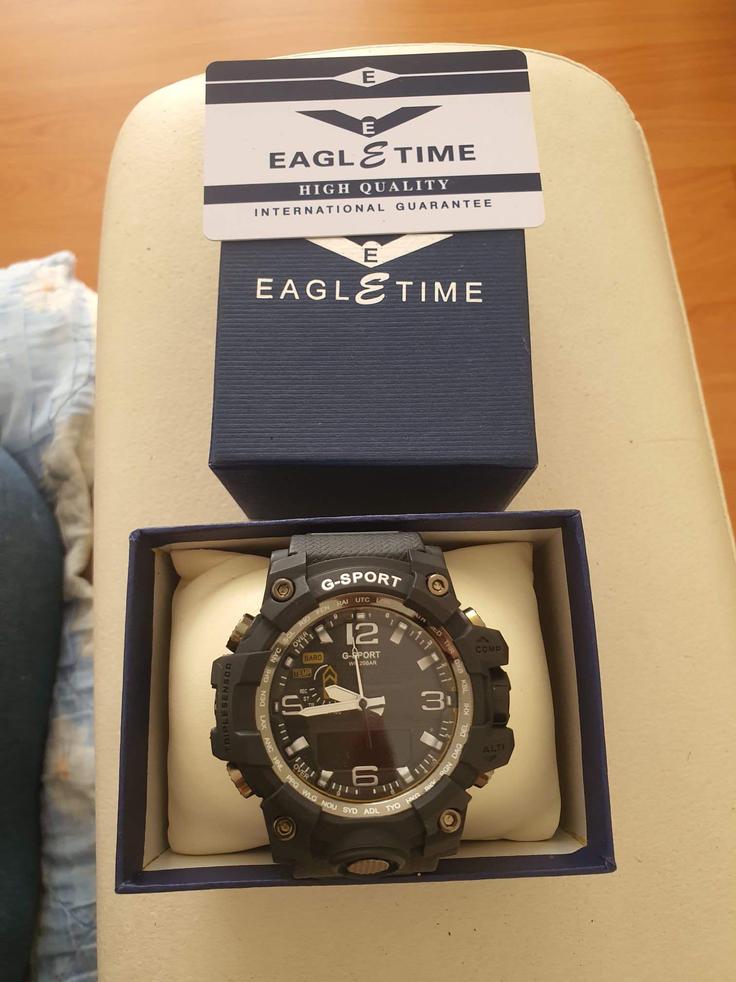 Eagle Time G-Sport Siyah Saat — görsel 2/9
