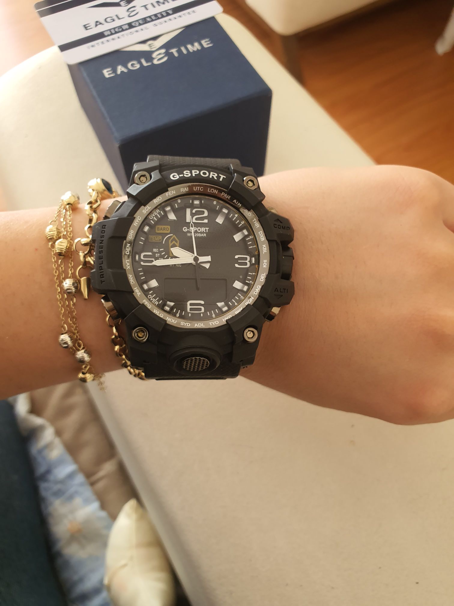 Eagle Time G-Sport Siyah Saat — görsel 4/9