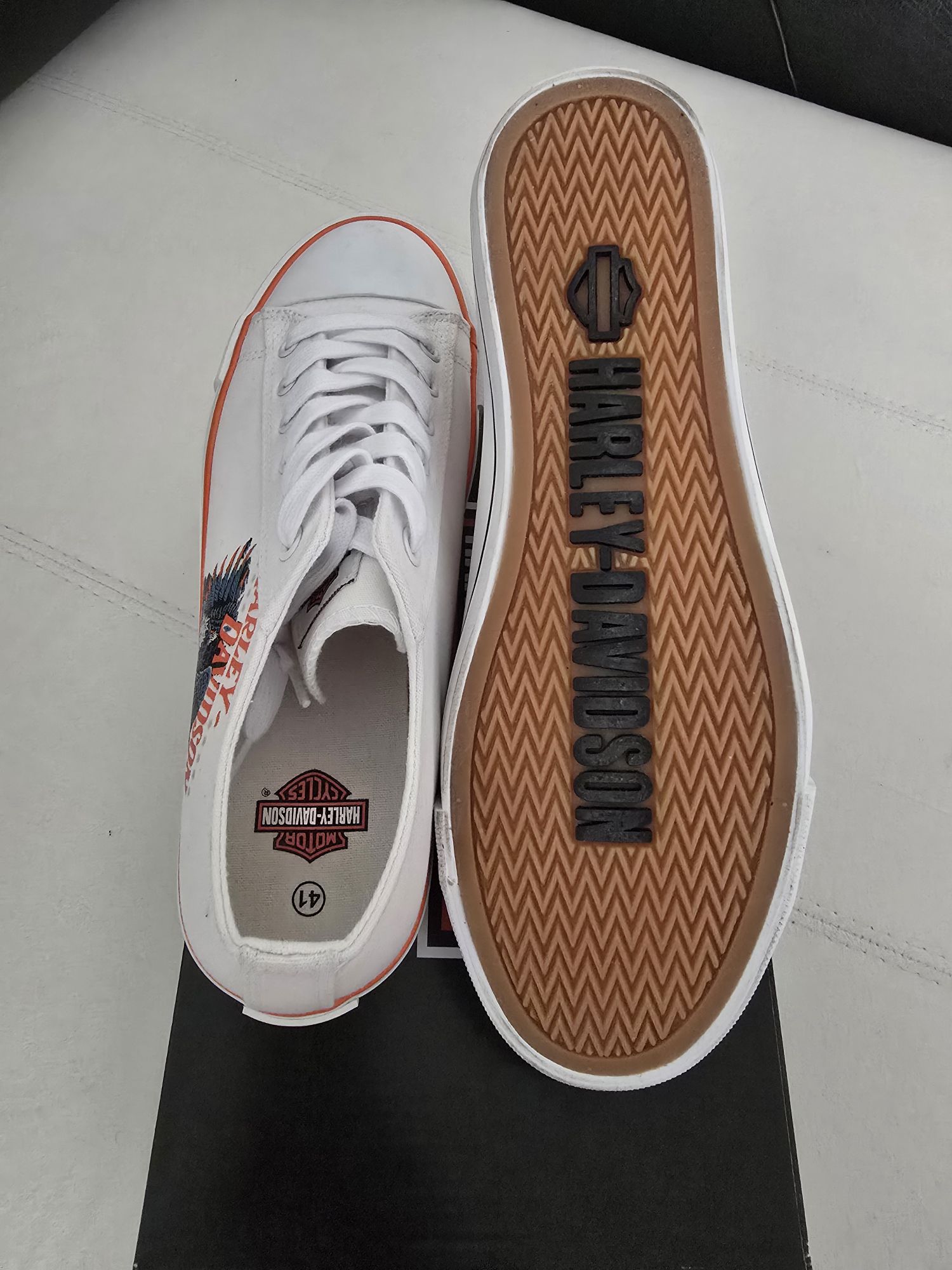 Harley Davidson Beyaz Sneaker — görsel 3/5