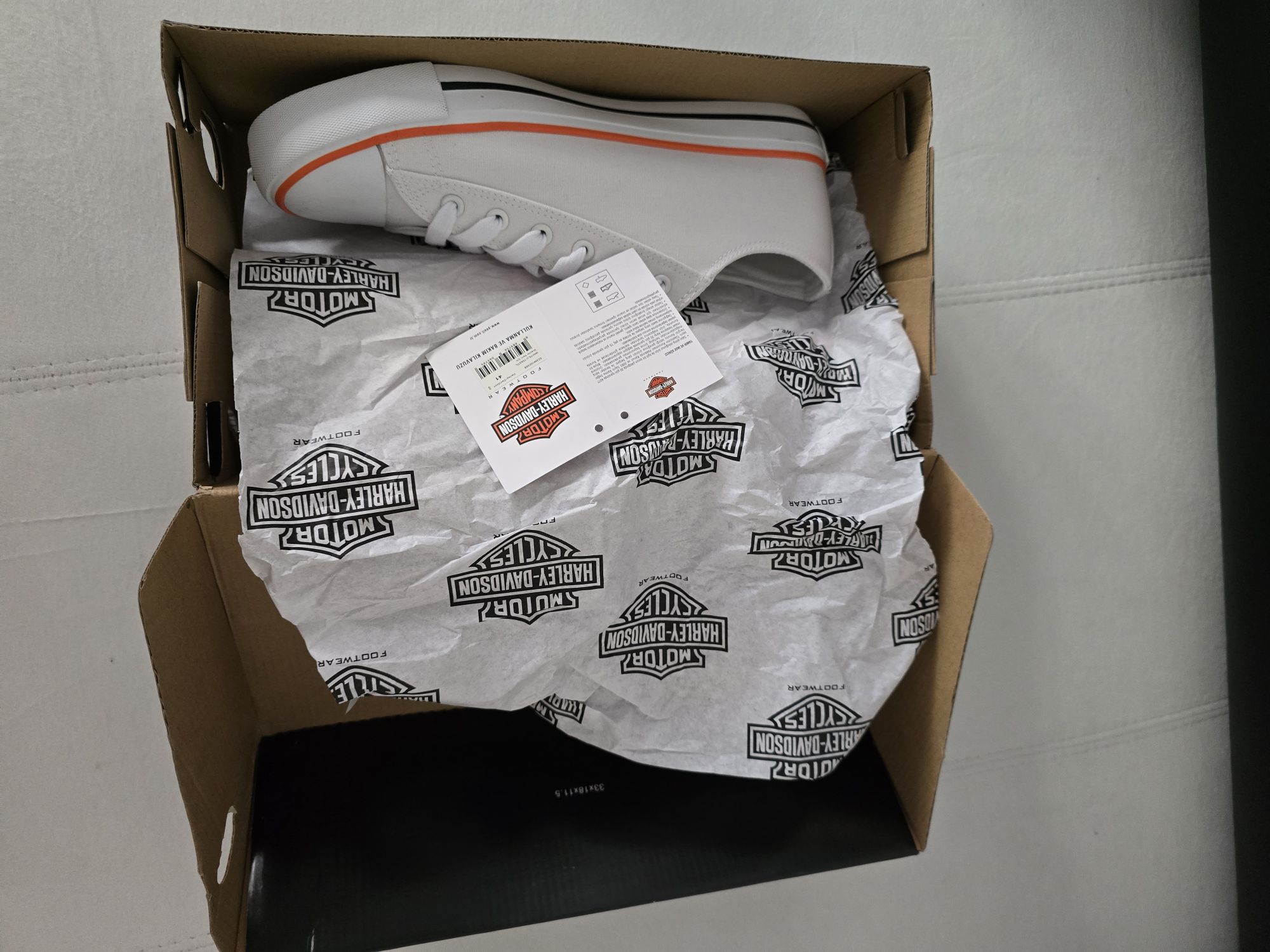 Harley Davidson Beyaz Sneaker — görsel 5/5