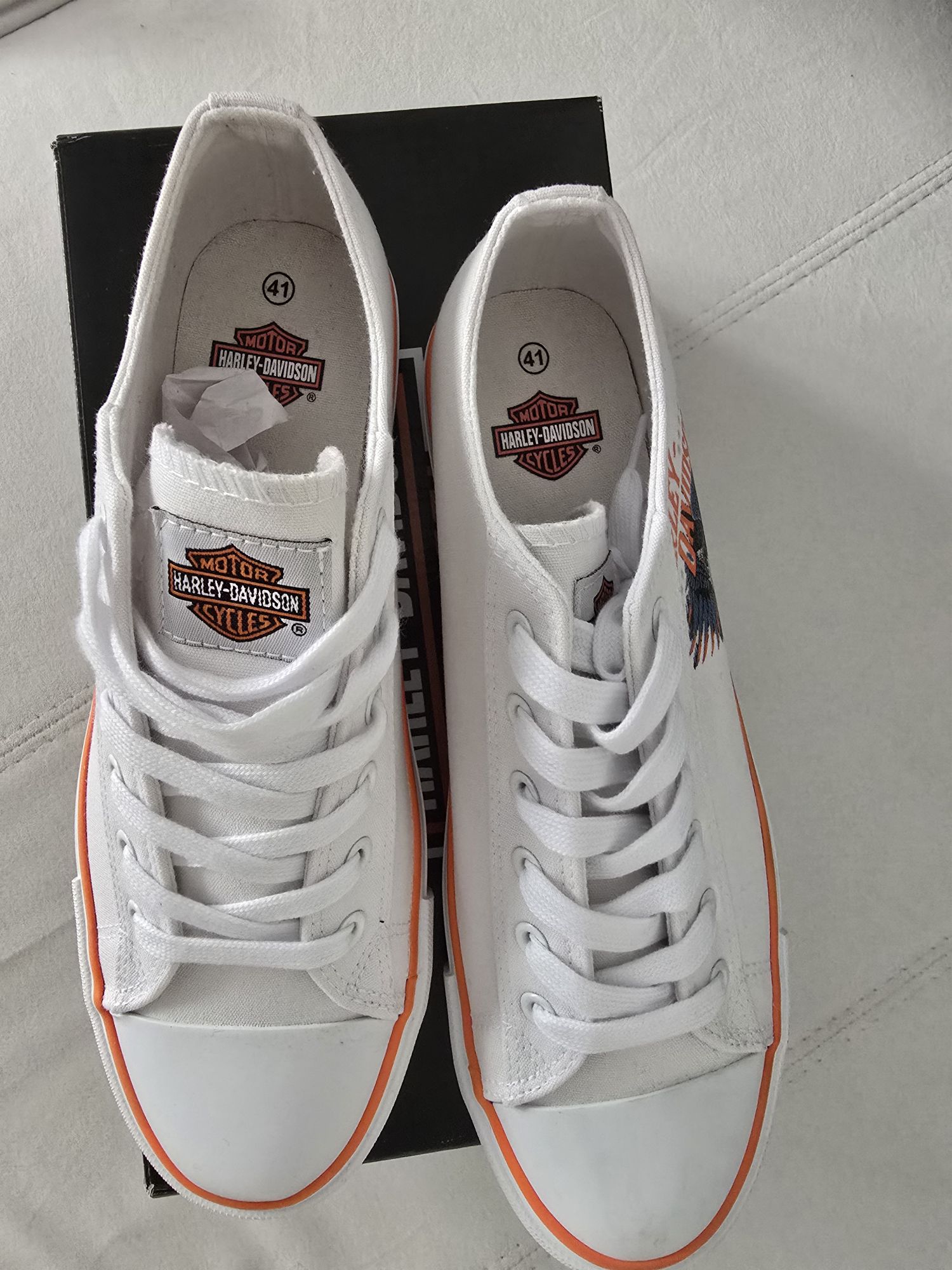 Harley Davidson Beyaz Sneaker — görsel 2/5