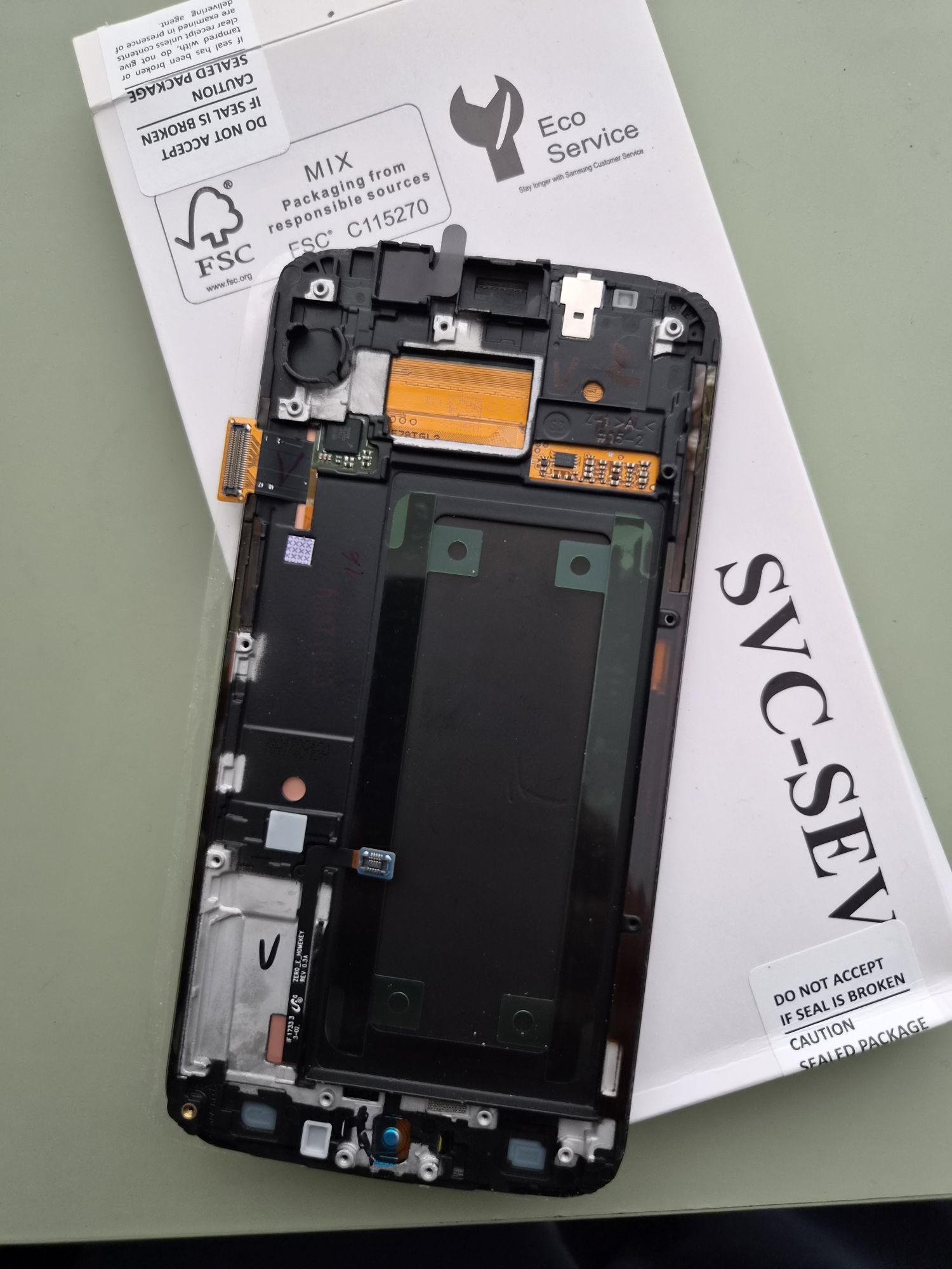 Samsung S6 Edge Mavi Ekran — görsel 2/2