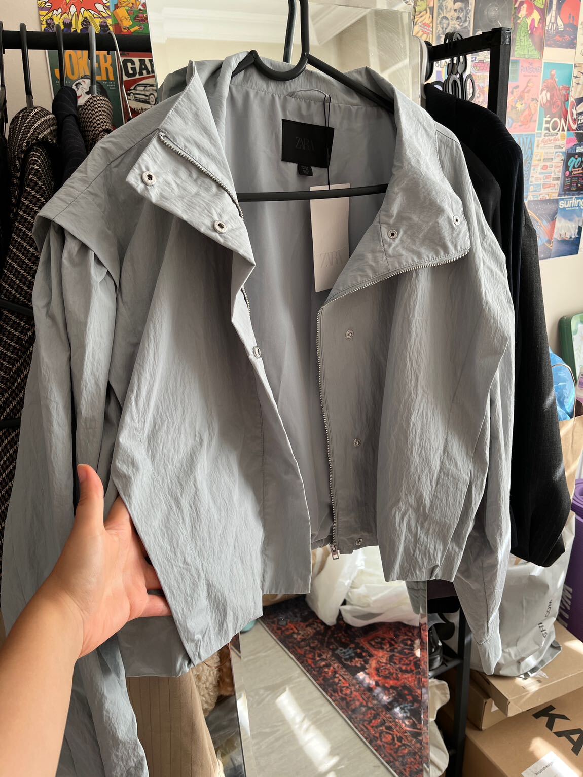 Zara dik yaka ceket — görsel 11/14