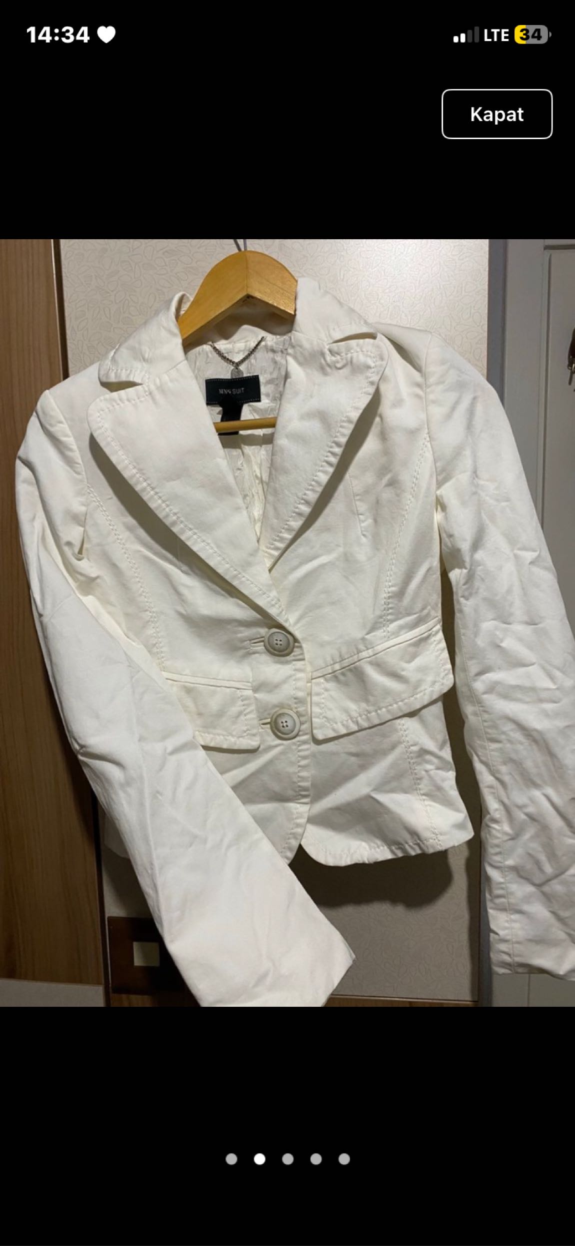 Mango Beyaz Blazer Ceket — görsel 2/4