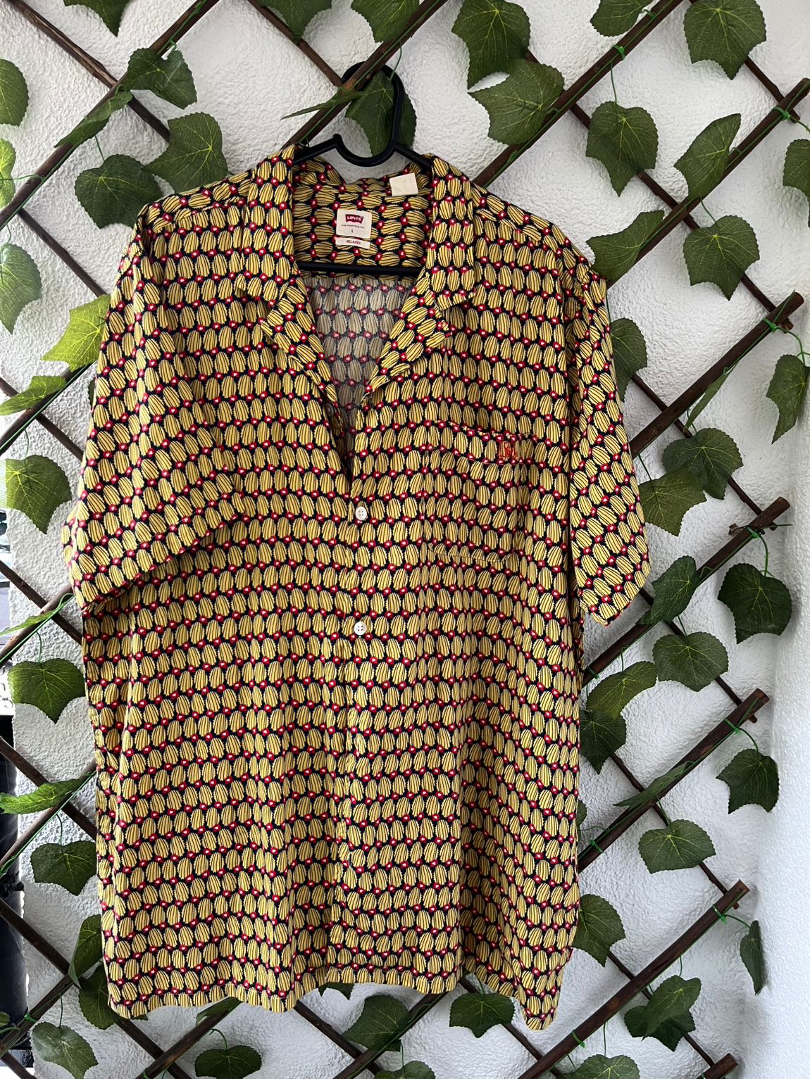 Levi's Sarı Desenli Gömlek oversize — görsel 2/3
