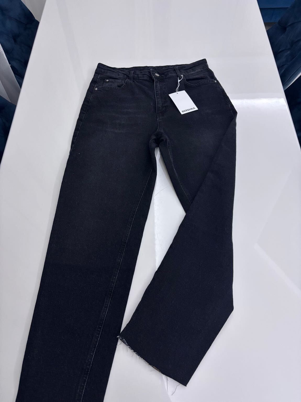 Bershka Siyah Jean Pantolon — görsel 3/3