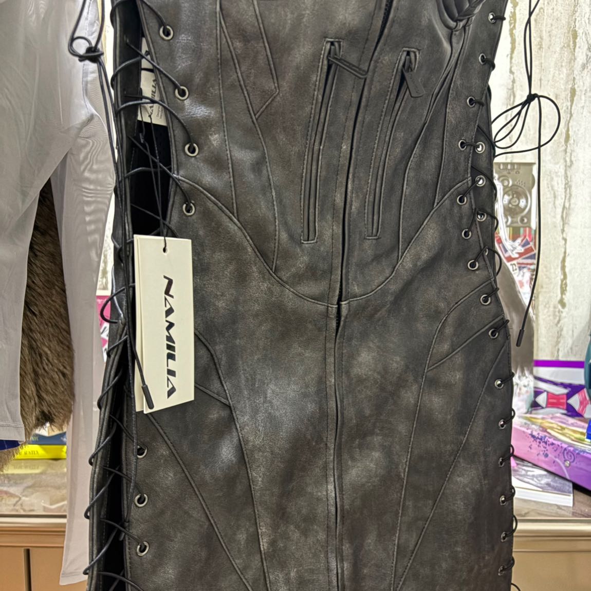Namilia Dollskill MotoCone Elbise — görsel 3/6