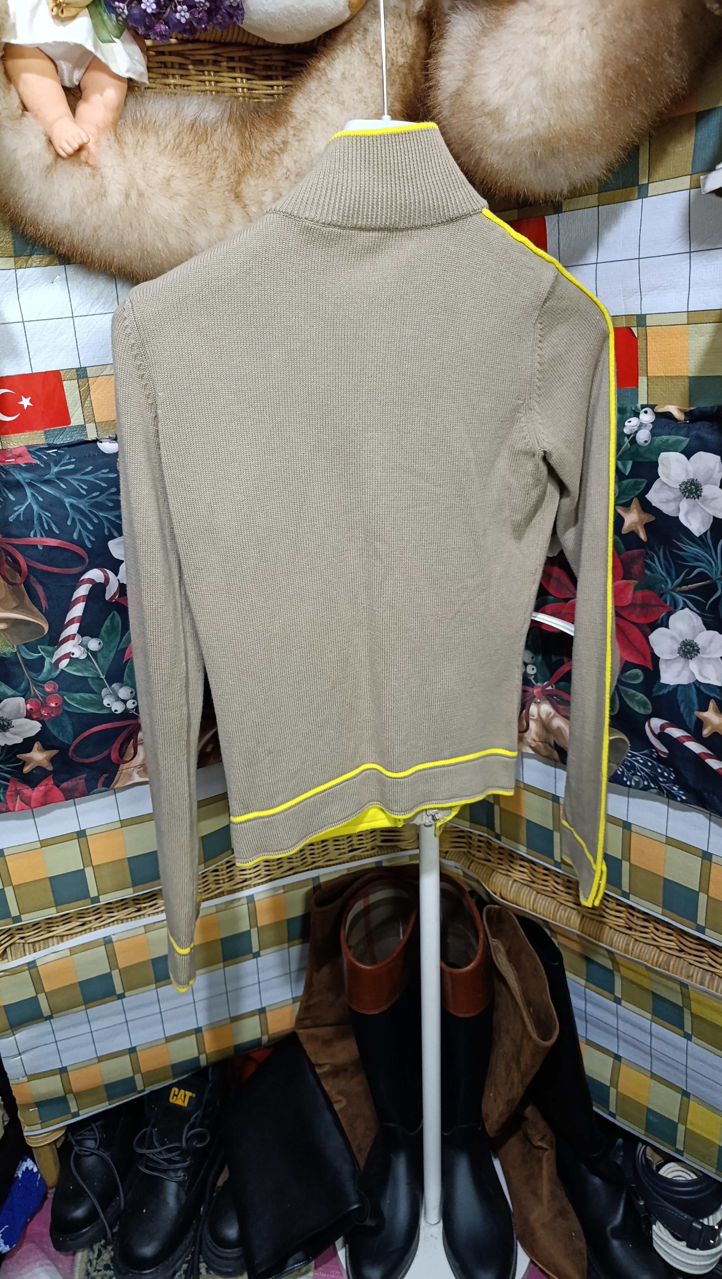 Bej Mont Sarı Detaylı — görsel 3/3