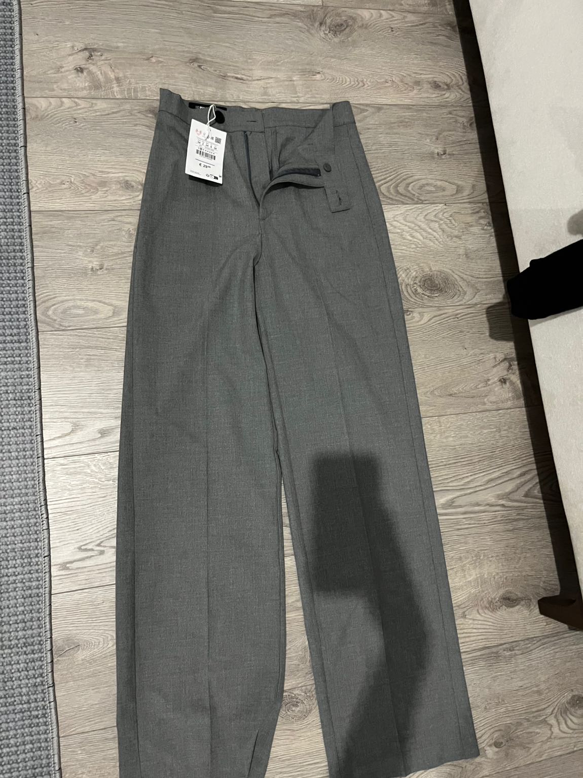 Pull & Bear gri kumaş pantolon 34 beden — görsel 6/6