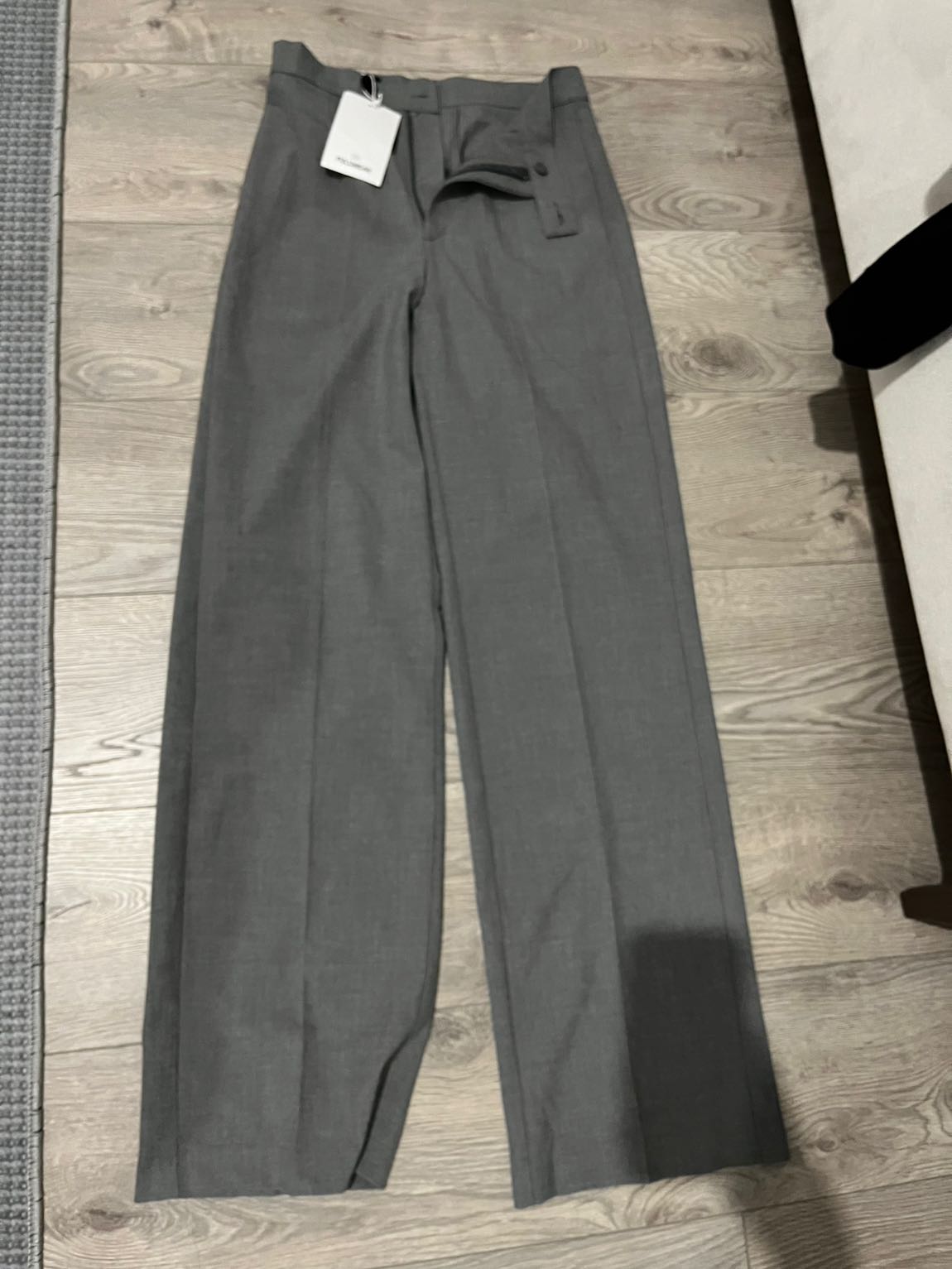 Pull & Bear gri kumaş pantolon 34 beden — görsel 3/6