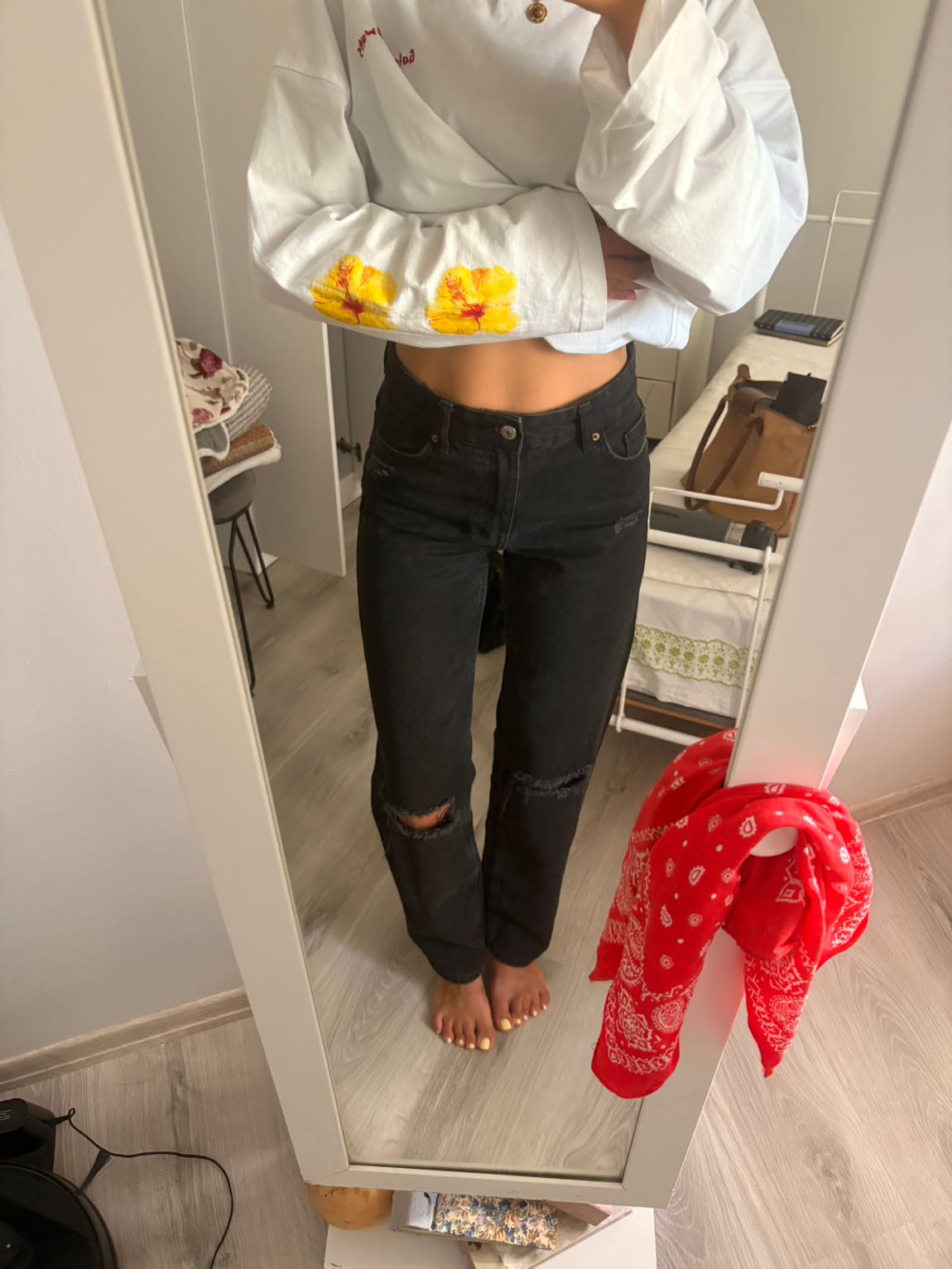 Bershka düz kesim Jean — görsel 3/5
