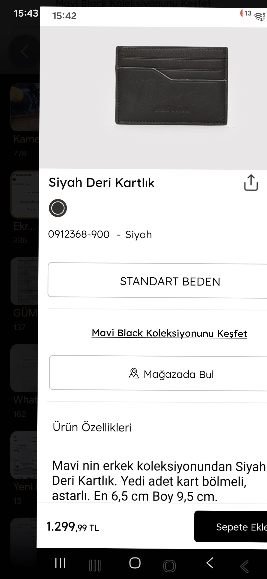 Mavi Jeans Erkek Deri Kartlık. #mavi — görsel 7/7