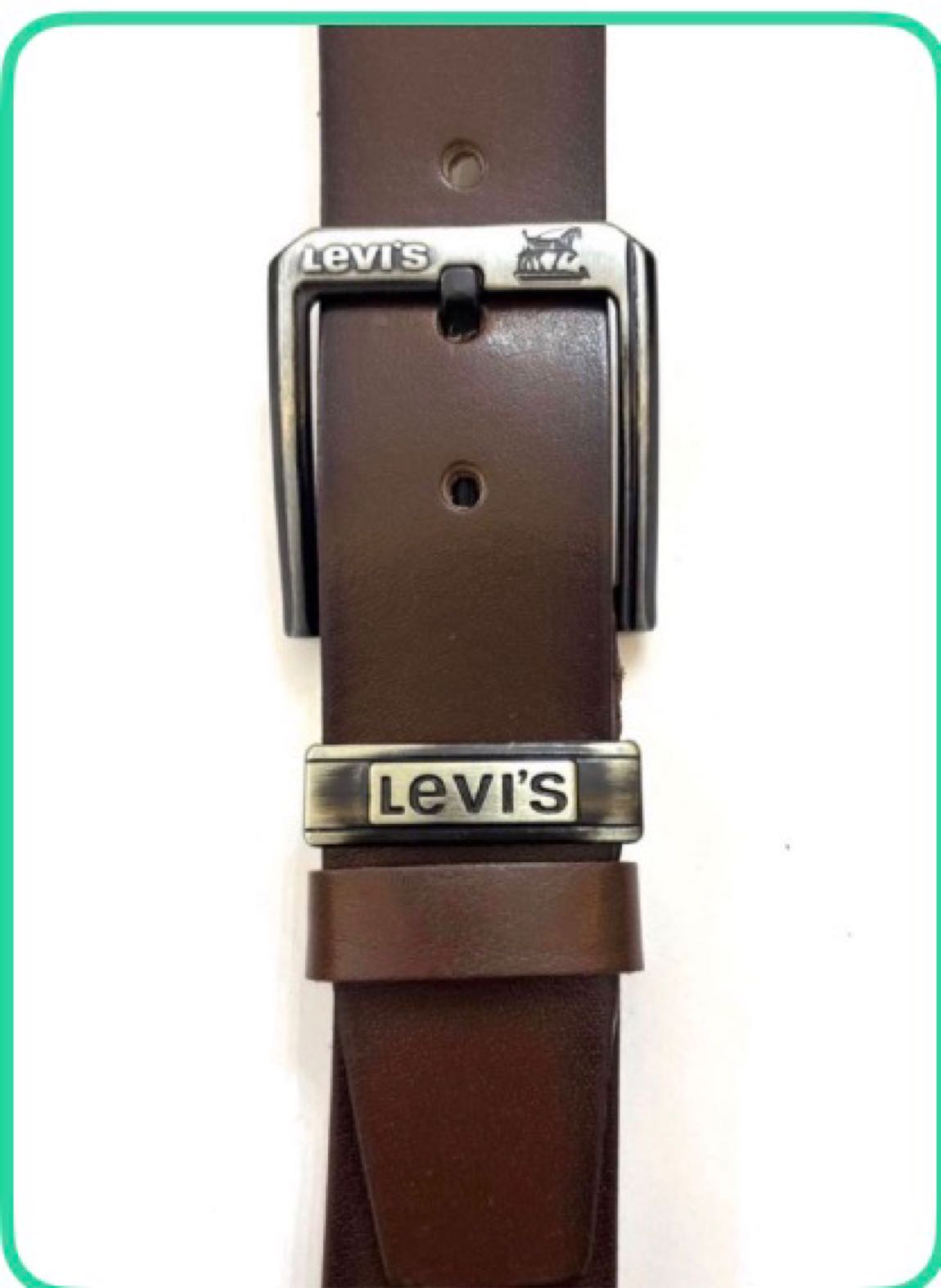 Levi's Kahverengi Deri Kemer 4,5 cm — görsel 4/11