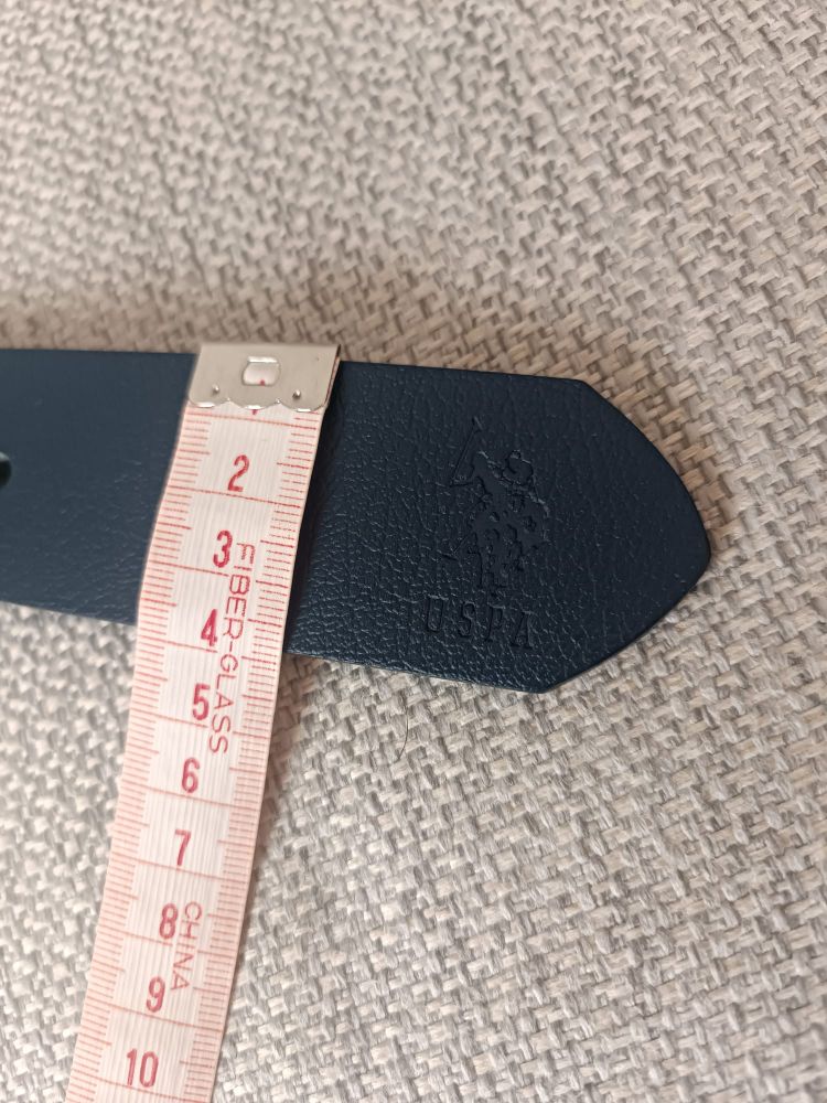 U.S. Polo Assn. %100 Deri Lacivert Kemer — görsel 7/7