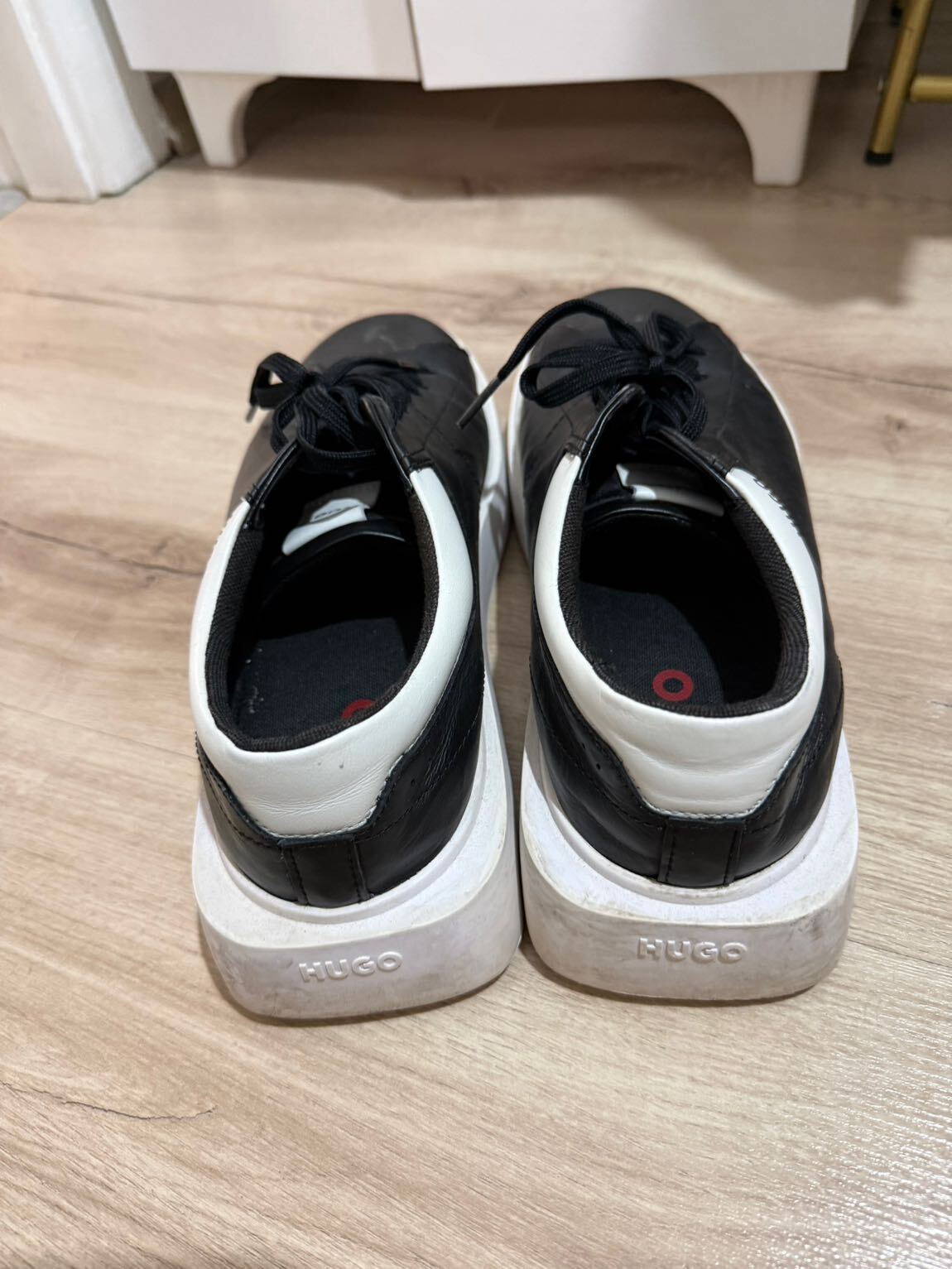 Hugo Siyah Deri Sneaker — görsel 3/4
