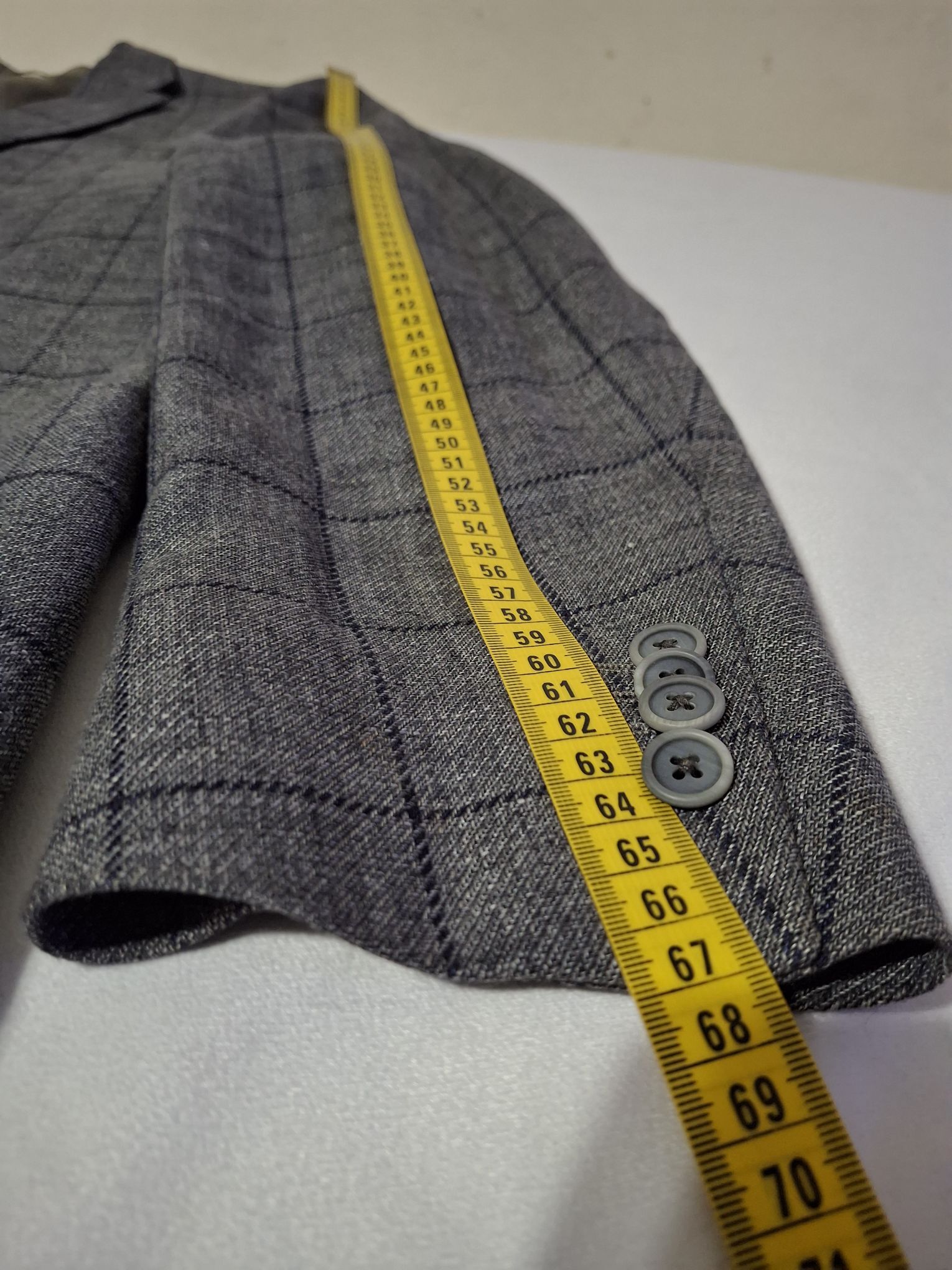 BEYMEN COLLECTİON AVRUPA EKOSE KETEN CEK — görsel 5/8