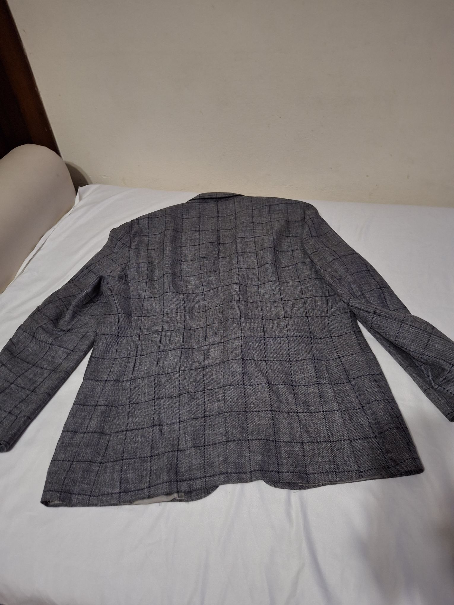 BEYMEN COLLECTİON AVRUPA EKOSE KETEN CEK — görsel 8/8