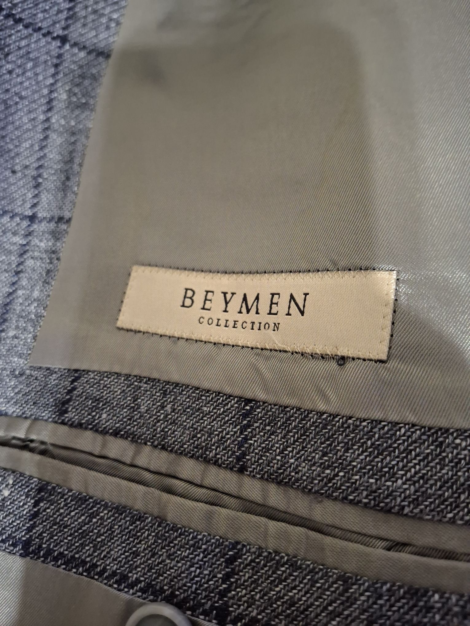 BEYMEN COLLECTİON AVRUPA EKOSE KETEN CEK — görsel 3/8